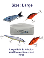 Load image into Gallery viewer, Bait Safe Lure cover/Protector, Patent Pending easy on/Off system, Saltwater Resistant Fishing Gear, Protects &amp; Organizes Lures

