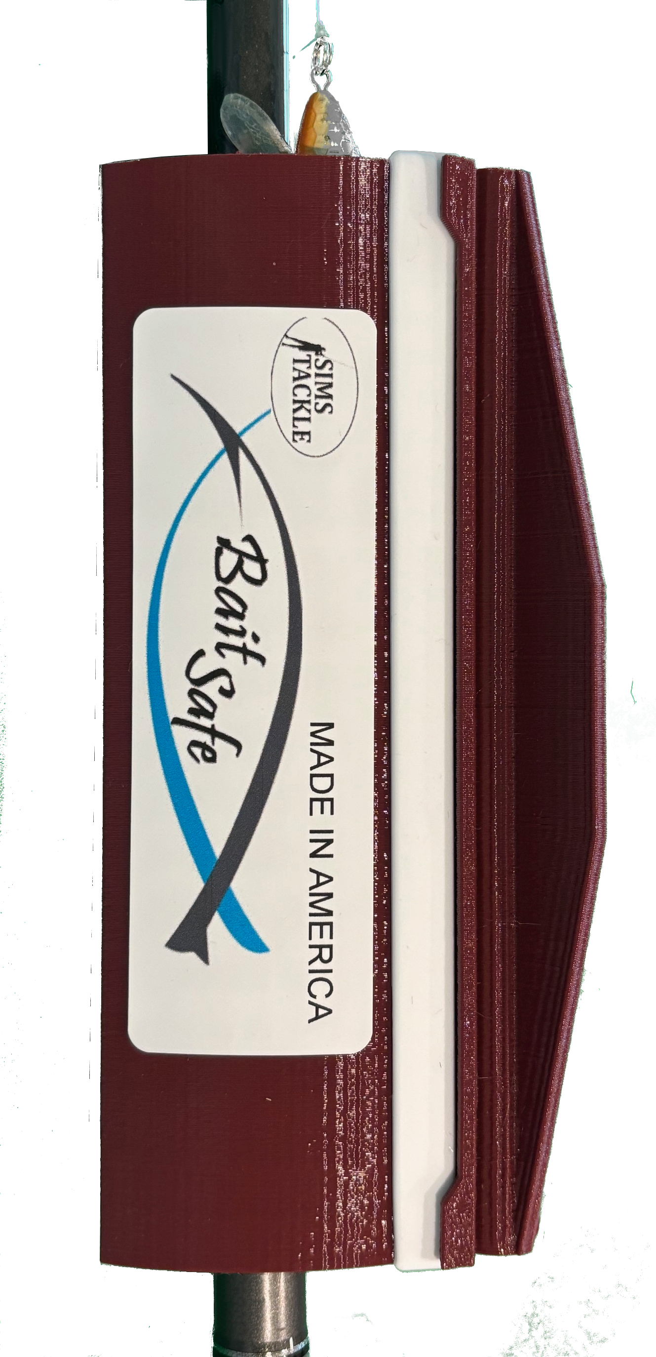 Bait Safe Lure cover/Protector, Patent Pending easy on/Off system, Saltwater Resistant Fishing Gear, Protects & Organizes Lures