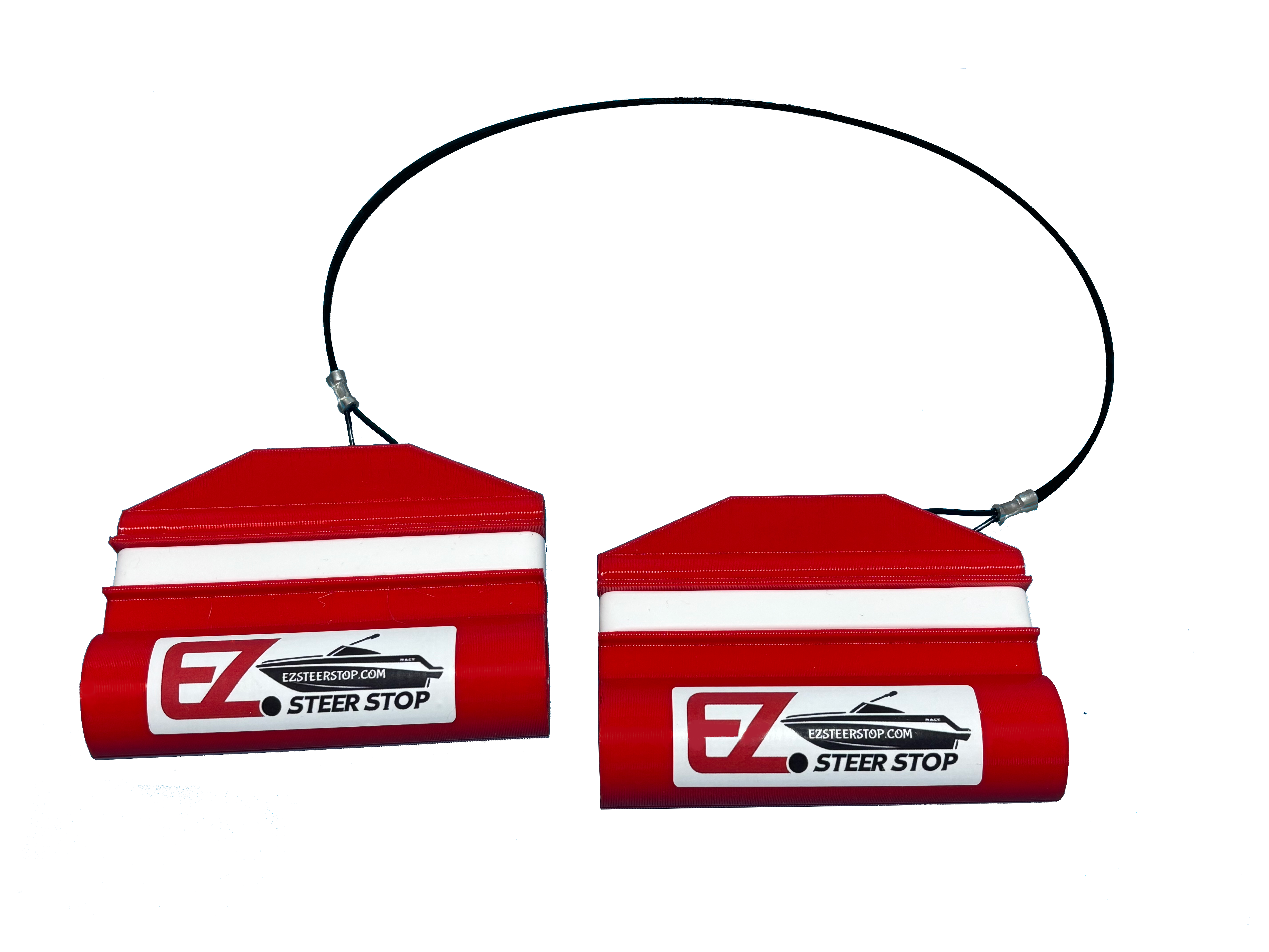 4" EZ Steer Stop Outboard Hydraulic Steering Suppression system for Outboard Motor Trailering/Transport 1 Pair