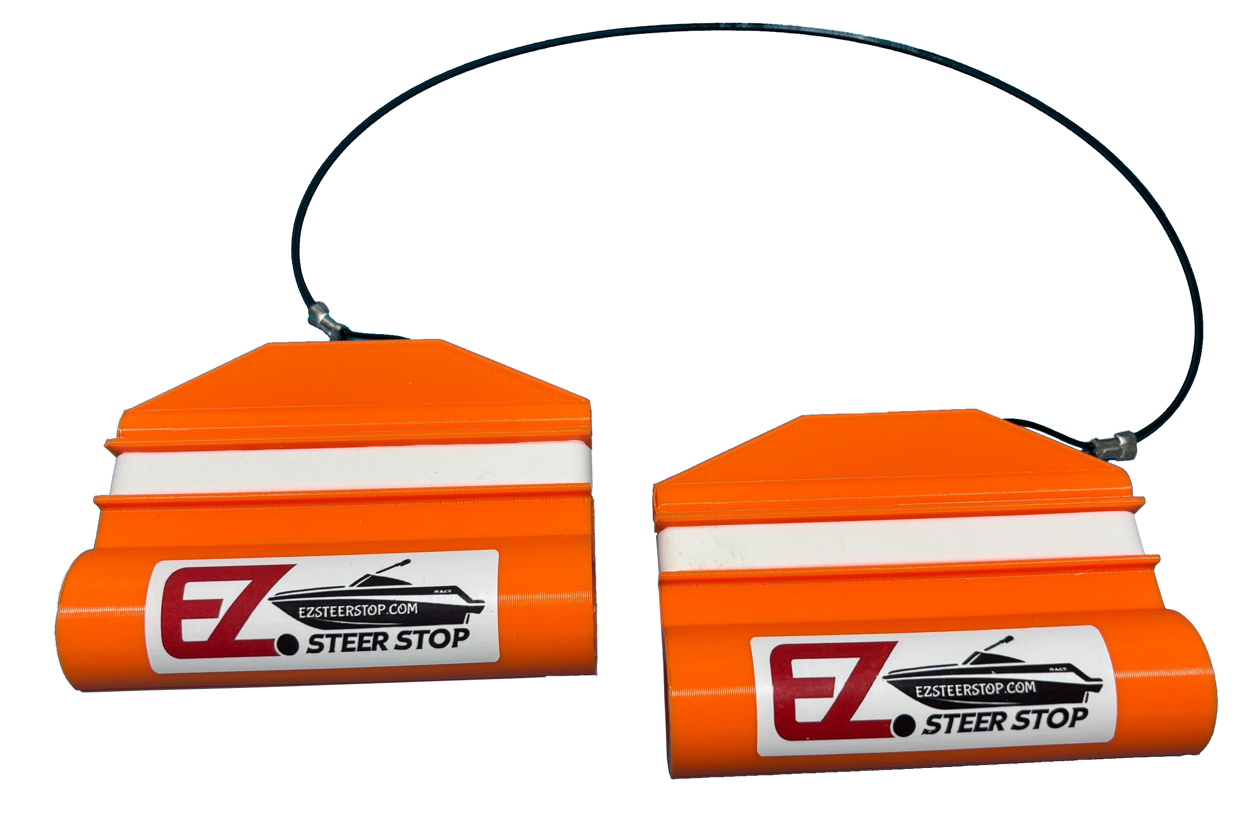 4" EZ Steer Stop Outboard Hydraulic Steering Suppression system for Outboard Motor Trailering/Transport 1 Pair