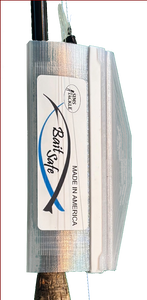 Bait Safe Lure cover/Protector, Patent Pending easy on/Off system, Saltwater Resistant Fishing Gear, Protects & Organizes Lures