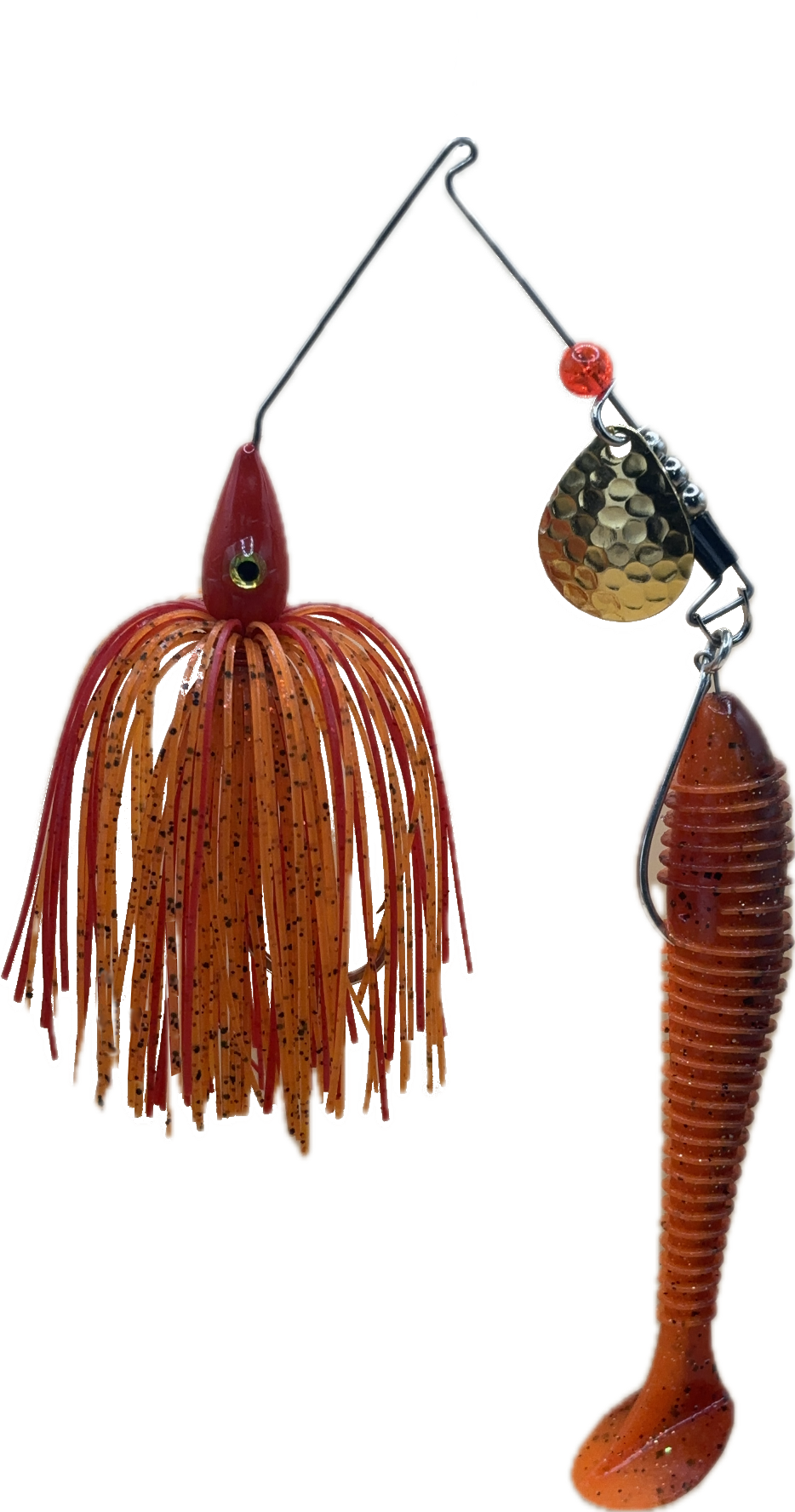 Spinnerbait - Swimbait "PREDATOR" Crawdaddy Red