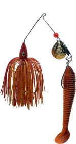 Load image into Gallery viewer, Spinnerbait - Swimbait &quot;PREDATOR&quot; Crawdaddy Red
