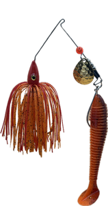 Spinnerbait - Swimbait "PREDATOR" Crawdaddy Red