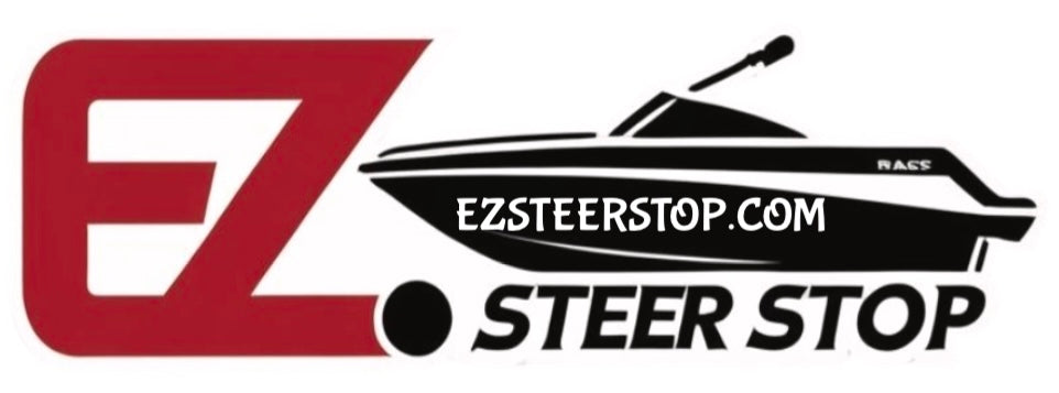 4" EZ Steer Stop Outboard Hydraulic Steering Suppression system for Outboard Motor Trailering/Transport 1 Pair